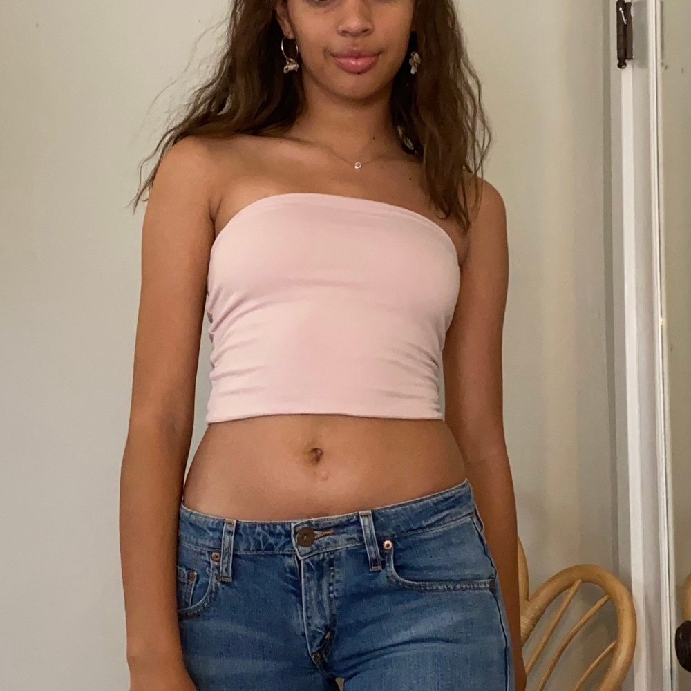 PINK BRANDY MELVILLE TUBE TOP